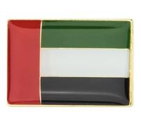 United Arab Emirates Flag Enamel Lapel Pin - 2.5 x 1.5 cm Metal Badge - Patriotic UAE Accessory for Jackets, Hats, Backpacks, and More