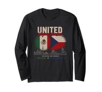United Beyond Borders Mexico Czech Republic Two Nations Long Sleeve T-Shirt