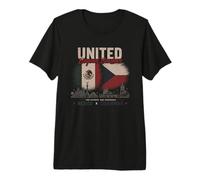 United Beyond Borders Mexico Czech Republic Two Nations Premium T-Shirt