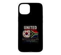 United Beyond Borders South Korea South Africa Two Nations Case for iPhone 15 Plus