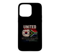 United Beyond Borders South Korea South Africa Two Nations Case for iPhone 15 Pro Max