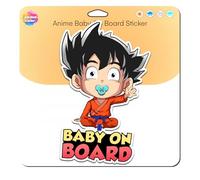 United by Color Baby On Board Sticker - Large 7 Inch Car SUV Trucks Vans RVs