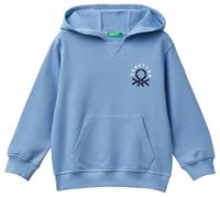 United Colors of Benetton Boys Maglia C/Capp. M/L 3j68g200q Hooded Sweatshirt, Blu, UK