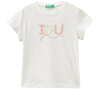 United Colors of Benetton Girl's 30ddg10dj t-Shirt, White Cream 901, XXS