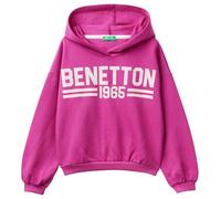 United Colors of Benetton Girls and Girl's Shirt C/CAPP. m/l 3j68c203q Hooded Sweatshirt, Purple, 130 cm