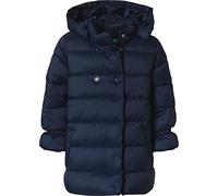 United Colors of Benetton Girl's Giaccone 2WU0GN00N, Dark Blue 252, YS