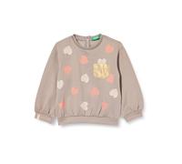 United Colors of Benetton Girls Maglia G/C M/L 34jzg10fq Hooded Sweatshirt, Beige, UK