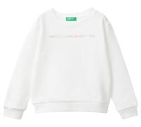 United Colors of Benetton Girl's Maglia G/C M/L 3J70G10F8 Hooded Sweatshirt, Bianco, XX