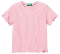 United Colors of Benetton Girl's T-Shirt 3f1ag10hz, Pink, 2 Years
