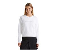 United Colors of Benetton Women's Jersey G/C M/L 3J68D107Z Hooded Sweatshirt, White, S