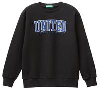 United Colors of Benetton Kids & Teen's Jersey G/C M/L 3J68C10JM Hooded Sweatshirt, Black, 150 cm