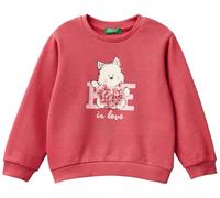 United Colors of Benetton MAGLIA G/C M/L 3J68G10FU Hooded sweatshirt, Rosa