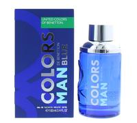 United Colors of Benetton - Blue from United Colors, Eau de Toilette for Men - Long Lasting - Fresh, Young and Casual Fragance - Citrus, Fruity and Marine Notes - Ideal for Day Wear - 100 ml