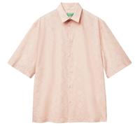United Colors of Benetton Men's Camicia 5ubmuq05p Shirt, Pink, L