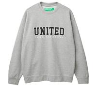 United Colors of Benetton Men's Jersey G/C M/L 342ZU1094 Hooded Sweatshirt, Grey, M