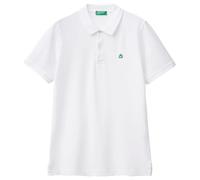 United Colors of Benetton Men's Maglia Polo M/M 3wg9u301z Shirt, White, L