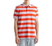 United Colors of Benetton Men's Polo 3jfpu301t Shirt, red, M