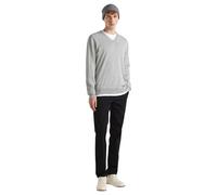 United Colors of Benetton Men's Sweater V-Neck M/L 1098u4486, Grey Melange Medium 501, XXL
