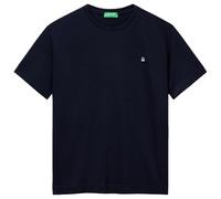 United Colors of Benetton Men's T-Shirt 3m4wu1088, Blue, L