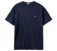 United Colors of Benetton Men's T-Shirt 3m4wu1088, Blue, XS