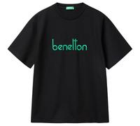United Colors of Benetton Men's T-Shirt 3mi6u109o, Black, XS