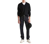 United Colors of Benetton Men's V Neck Sweater M/L 1002u4407, Black 100, XXL