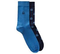 United Colors of Benetton Socks 2 Pairs 6ao32702b, Blue 906, L