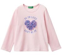 United Colors of Benetton T-Shirt M/L 3I1XG10FG Short Sleeve T-Shirt, Rosa