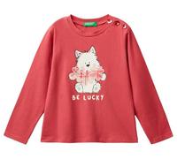 United Colors of Benetton T-Shirt M/L 3P4ZG10FV Short Sleeve T-Shirt, Rosa