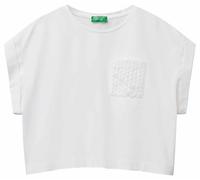 United Colors of Benetton Women's T-Shirt 3ifvd10af, White, S
