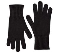 United Colors of Benetton Women's 1202dg00e Knitted Gloves Grips, Black, One Size