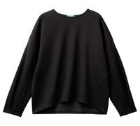 United Colors of Benetton Women's 38y6d108o G/C Jersey Sweatshirt, Black 100, M