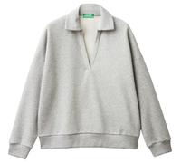 United Colors of Benetton Women's 3u0sd108t G/C Jersey Sweatshirt, Grey Melange Medium 501, L