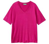United Colors of Benetton Women's 3z12d401g t-Shirt, Purple, XL