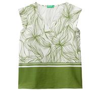 United Colors of Benetton Women's Blusa 5hdgdq08j Shirt, Green, L