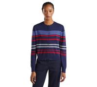 United Colors of Benetton Women's Cardigan Sweater, Blue, XS