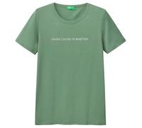 United Colors of Benetton Women's T-Shirt 3ga2e16a2, Green, L