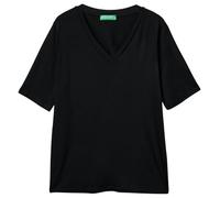 United Colors of Benetton Women's T-Shirt, Black, XXS