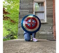 United Decor Carter Captain Shield Metal Replica Prop Marvel Accurate Screen America Peggy Gift Cosplay Damage Avengers
