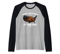 United Electricians of America Electrician Electrical Worker Raglan Baseball Tee