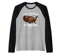 United Electricians of America Electrician Electrical Worker Raglan Baseball Tee