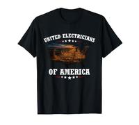 United Electricians of America Electrician Electrical Worker T-Shirt