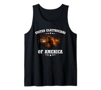 United Electricians of America Electrician Electrical Worker Tank Top