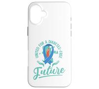 United for a Diabetes-Free Future Case for iPhone 16 Plus