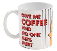 United Garfield Ceramic Mug Mug (Give me coffee and no one gets hurts)