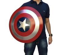 United handicrafts 24 Inch Captain America Shield Avengers Endgame Cosplay Prop, Captain America Shield Prop Replica, Multicoloured, 24 Inch