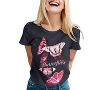 United in Pink Breast Cancer Tee - Global Awareness Month Women's Short Sleeve V-Neck Essential UK
