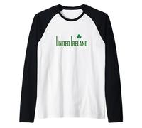United Ireland: One Island, One Future, 32 Counties Raglan Baseball Tee