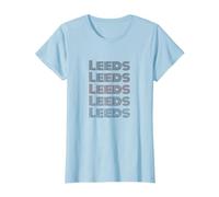 United Kingdom 70's City Retro Vintage Leeds T-Shirt
