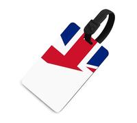 United Kingdom and Ireland Flag Funny Luggage Tag with ID Name Card Stylish Suitcase Labels Baggage Bag Tags